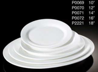 Oval Plate 12