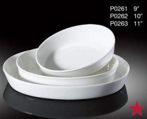 Oval Deep Plate 9