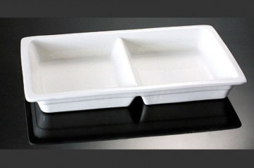 Chaffing Dish Insert Two Compartments