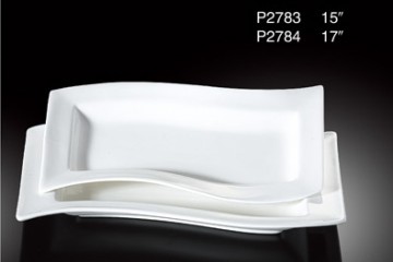 S Shape Rect. Platter 15