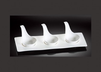 Platter with Spoon 10